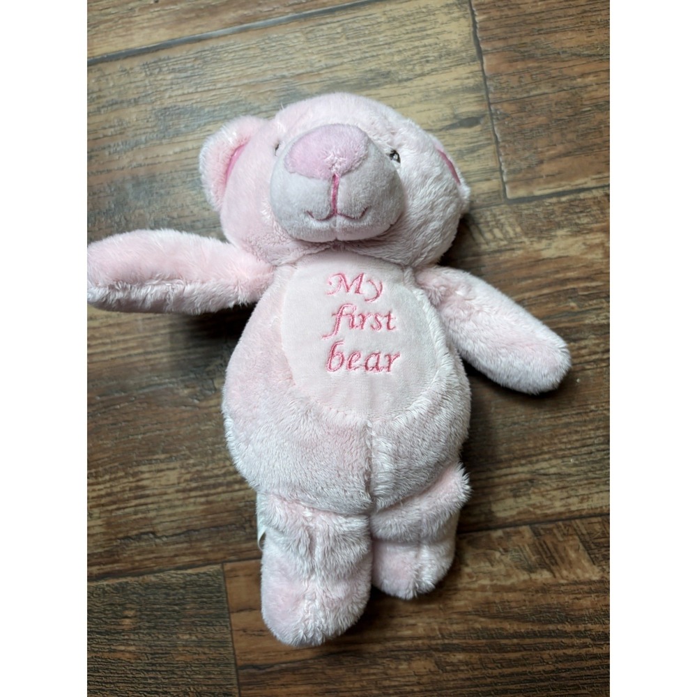 Kellytoy My First Bear Pink Plush Doll Teddy Satin Paws Kellybaby Lovey Nursery - Picture 2 of 6